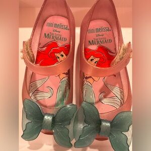 Mini Melissa Little Mermaid 🧜‍♀️ Dress Shoes - Pink and Green
